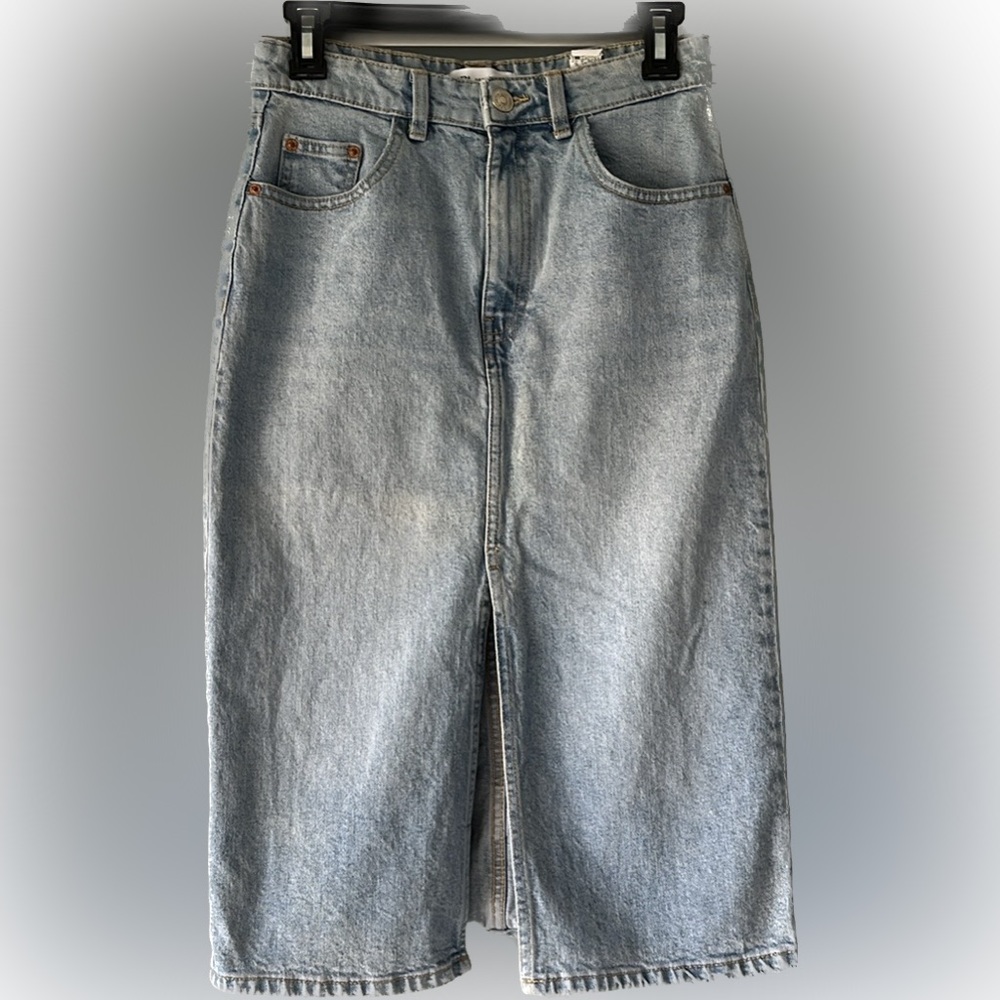 Zara Midi Denim Skirt